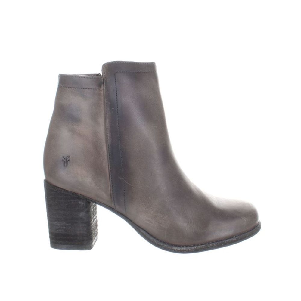 Frye Womens Addie Inside Zip Smoke Ankle Boots Size 9 Medium (B, M)